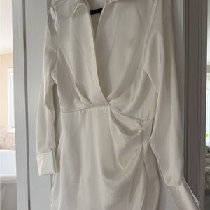 Zara Elegant White Dress